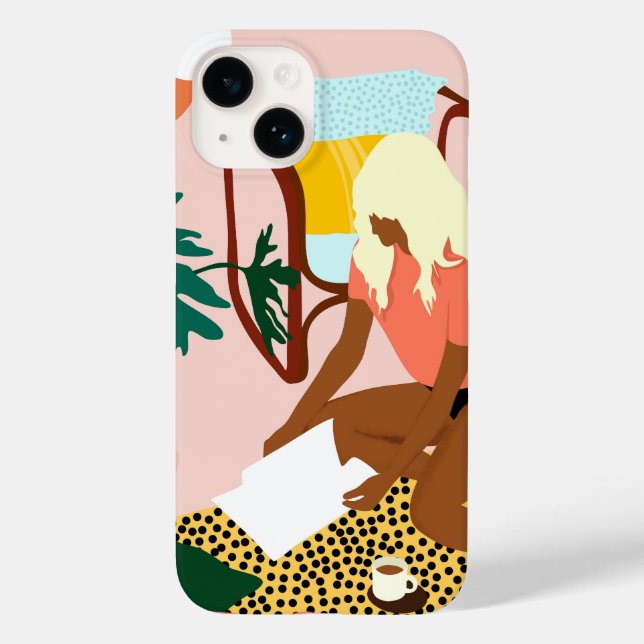 Chic Reading Corner Case-Mate iPhone Case (Back)