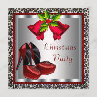 Chic Red High Heel Shoes Christmas Party