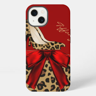 Chic Red & Jaguar Print Samsung Galaxy Note 4 Case