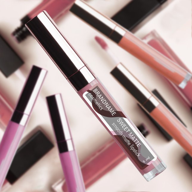 Chic Red Pink Wavy Classy Lipstick Brand Product (Creator Uploaded)