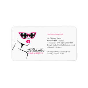 Chic Retro Black Pink Polka Dot Sunglasses Beauty Label