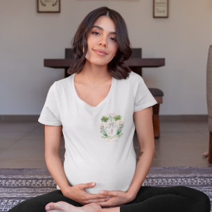 Chic Retro Palm Springs Baby Shower   Mum-to-Be T-Shirt