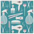 Chic Retro Pink White Teal Hair Salon Tools