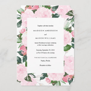 Chic Romance   Wedding Invitation