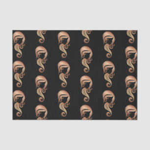 Chic Rose Gold Beauty Girl Hair & Makeup Salon Tissue Paper