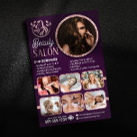 Chic Rose Gold Beauty Spa Hair Nail Makeup Salon Flyer<br><div class="desc">Elevate your salon's brand with this glamourous rose gold flyer template. Showcase your hair,  nail,  and spa services in style,  and attract clients who appreciate the finer things. Customise with ease and watch your business bloom!</div>