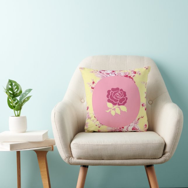Chic Rose Pillow (Chair)