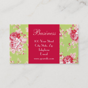Chic Roses Business Card 2