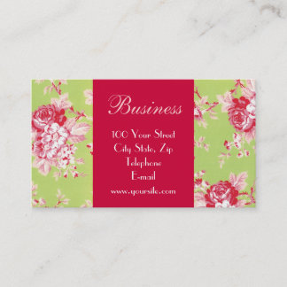 Chic Roses Business Card 2