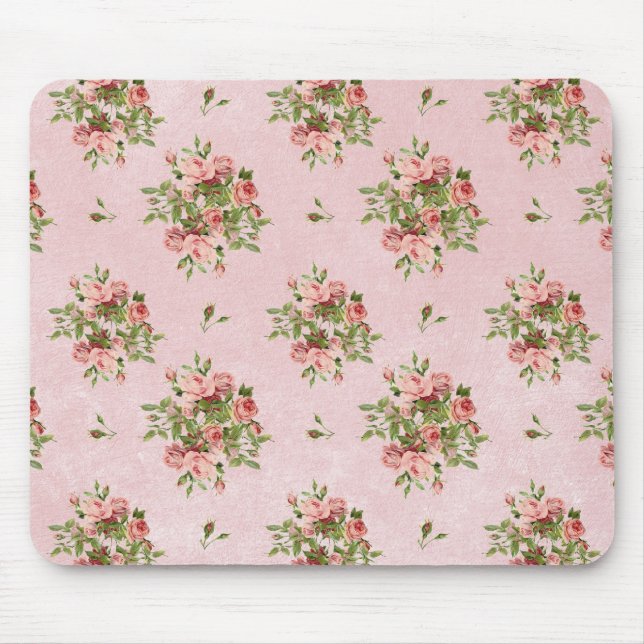 Chic Roses Mouse Pad (Front)