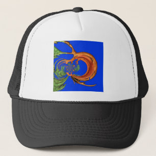 Chic Round Hakuna Matata Navy Blue collection Trucker Hat