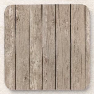Chic Rustic Wood Coaster