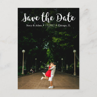 Chic Save the Date Postcard