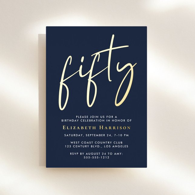 Chic Script 50th Birthday Party (Creator Uploaded)