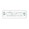 Chic Script Greenery Wedding Return Address