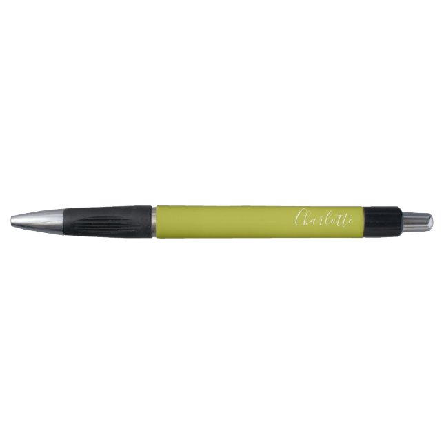 Chic Script Typography Personalised Chartreuse     (Front)