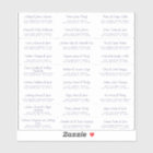 Chic Script Wedding Guest Address Labels