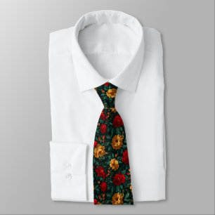 Chic Secret Santa Gifts Victorian Flower Tie