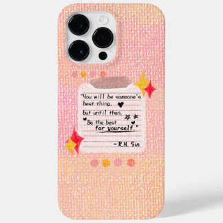 Chic Self-Love Quotes iPhone Case Soft Pinky