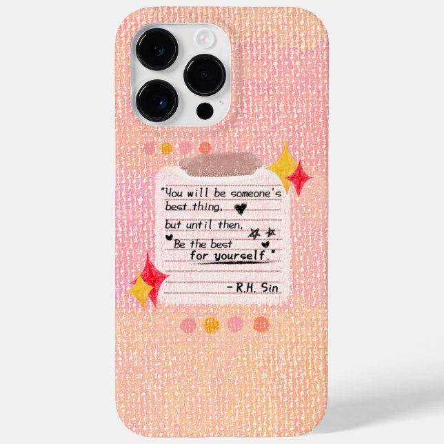 Chic Self-Love Quotes iPhone Case Soft Pinky (Back)
