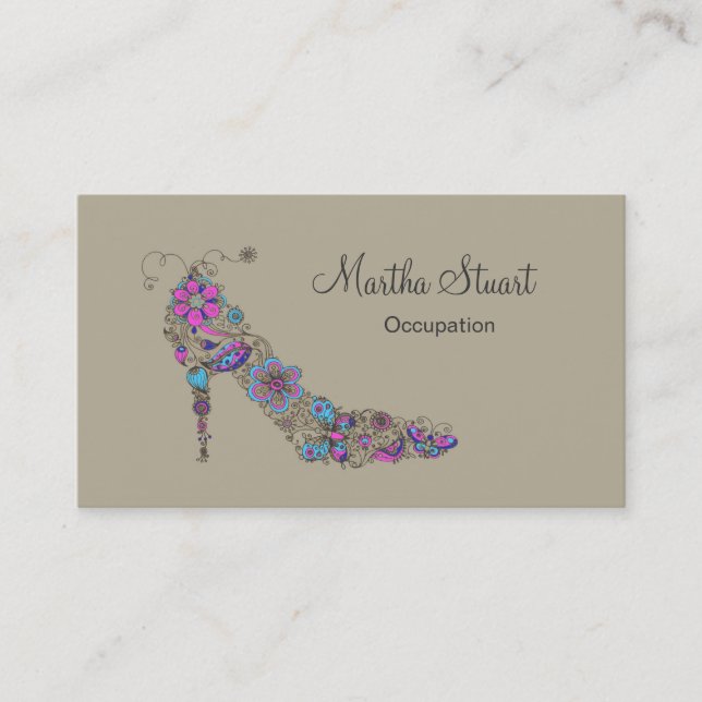 Chic Shoe - Business Card (Front)