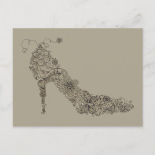 Chic Shoe ~ Postcard