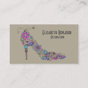 Chic Shoe - (Size Options) Business Cards