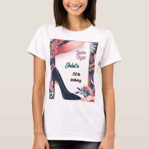 Chic Shoe Stylish Adult Ladies Night 30th Birthday T-Shirt