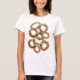 Chic Silver ABSTRACT ART Statement Design T-Shirt