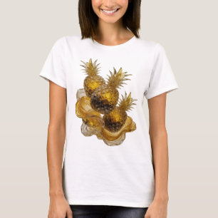 Chic Silver GOLDEN PINEAPPLE PROSPERITY T-Shirt