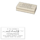 Chic Simple Future Mr Mrs Wedding Return Address