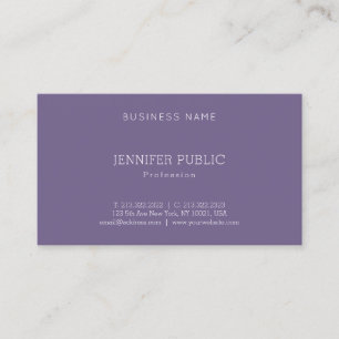 Chic Simple Modern Design Professional Template Business Card
