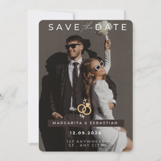 Chic & Simple Save The Date Invitation