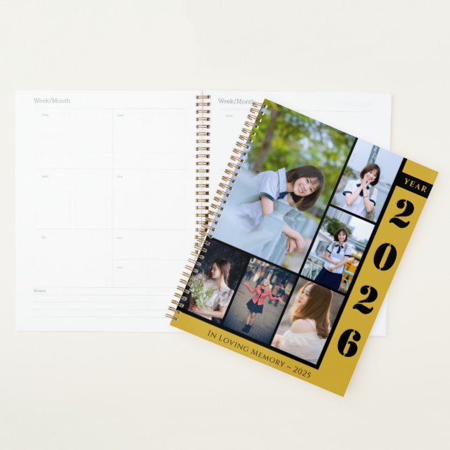 Chic Six Photos Custom Planner for Organisation (Display)