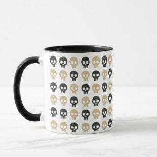 Chic Skull Grid Mug