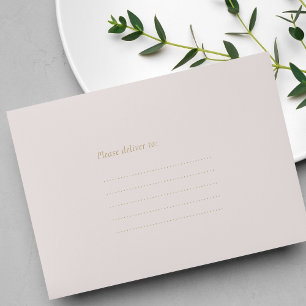 Chic Soft Blush Pink Script  Envelope