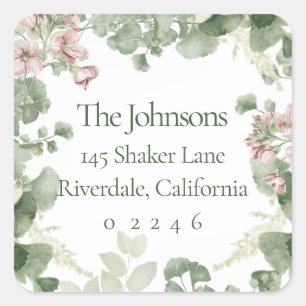 Chic Soft Framed Return Address Label