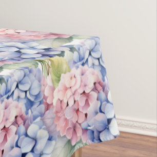 Chic Spring Colours Hydrangeas Tablecloth
