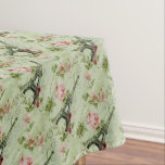 chic spring mint pink floral paris eiffel tower tablecloth<br><div class="desc">chic spring mint pink floral paris eiffel tower home decoration. trendy paris home decor. Paris themed party supplies. Paris bridal shower invitations.</div>