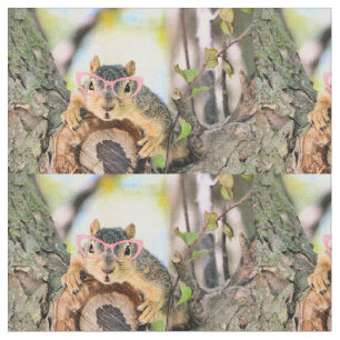 Chic squirrel fabric