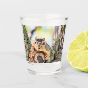 Chic squirrel shot glass