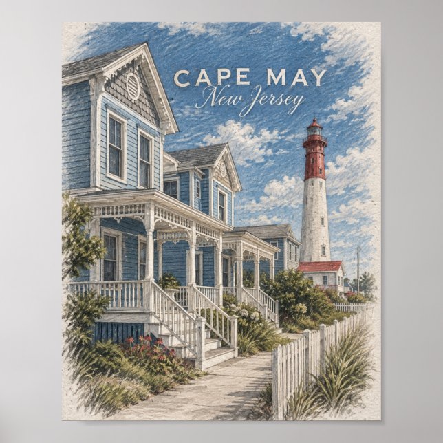 Chic Sunlit Art Poster (Front)