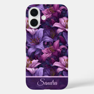 Chic Thank You Gift Lilies Custom iPhone 16 Case