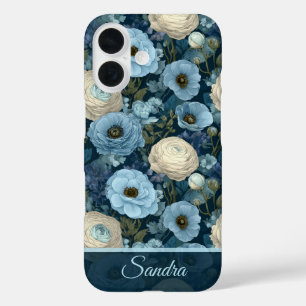 Chic Thank You Gift Ranunculus Floral Custom iPhone 16 Case