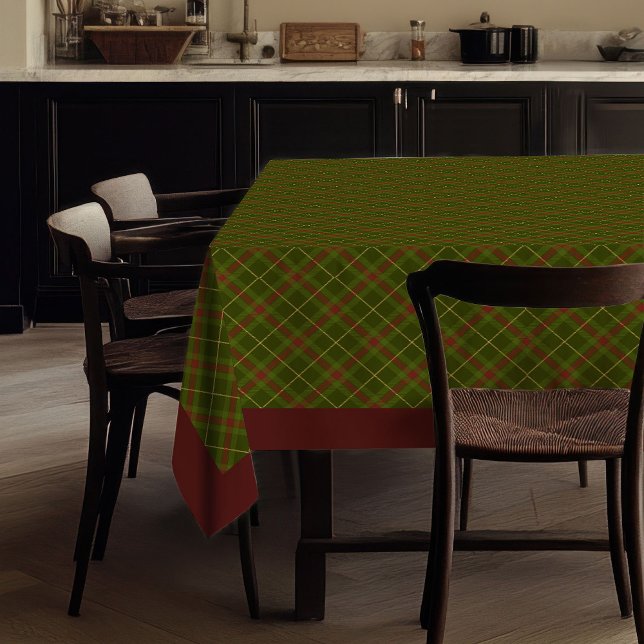 Chic Thanksgiving Tartan Tablecloth Rustic Fall (Chic Thanksgiving Tartan Tablecloth Rustic Fall)