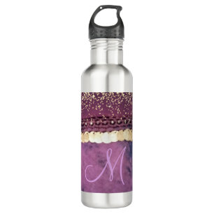Chic Tie Dye Monogram Gypsy Scarf 710 Ml Water Bottle
