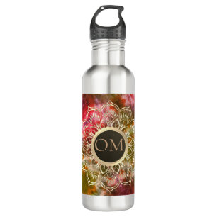 Chic Tie Dye OM Mandala 710 Ml Water Bottle