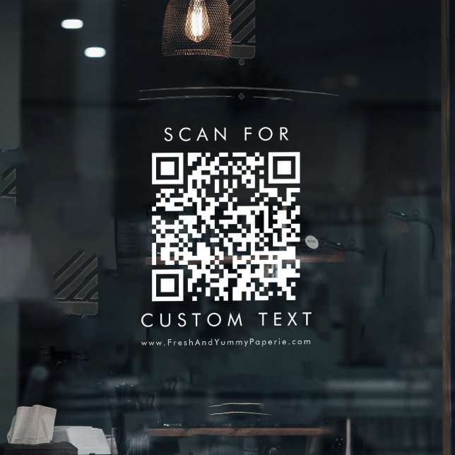 Chic Transparent Business Custom QR Code (Creator Uploaded)