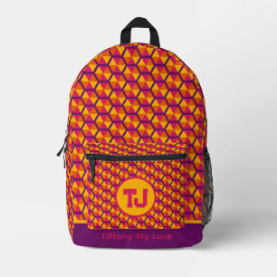 Chic Travel Bachelor Weekend Personalised Sports B Printed Backpack