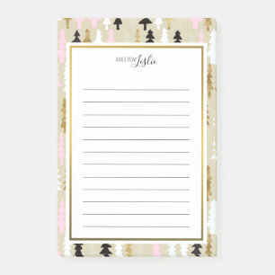 Chic Tree A Note From Monogram Notepad